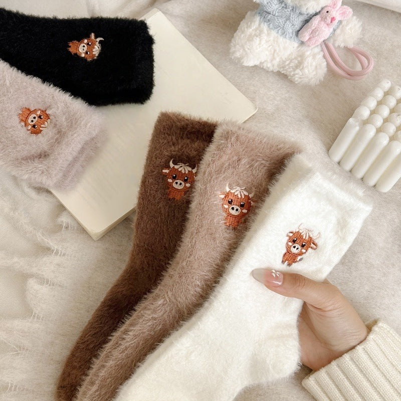 Thick and warm socks with added fleece