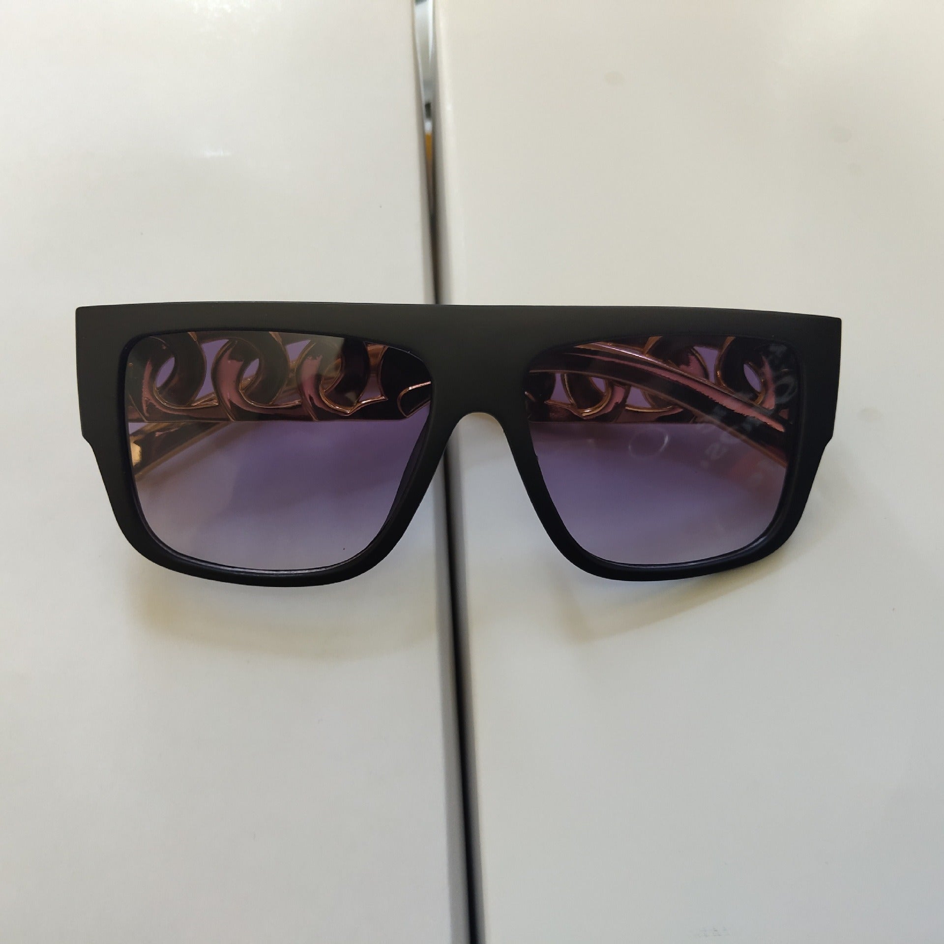 New Fashion Women's Sunglasses Hip Hop Poker US Dollar Men's Necklace Glasses
