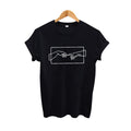 Womens Fashion Print T-shirt 2019 New Tumblr Clothing Black White Cotton T Shirt Aesthetic Art Harajuku Graphic Tee Shirt