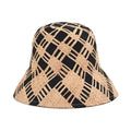 Vintage Raffia Straw Boater Hat Bucket For Women Fashion Foldable Designer Custom Luxury Crochet Beach Sun Hat Chapeau Homme Ete